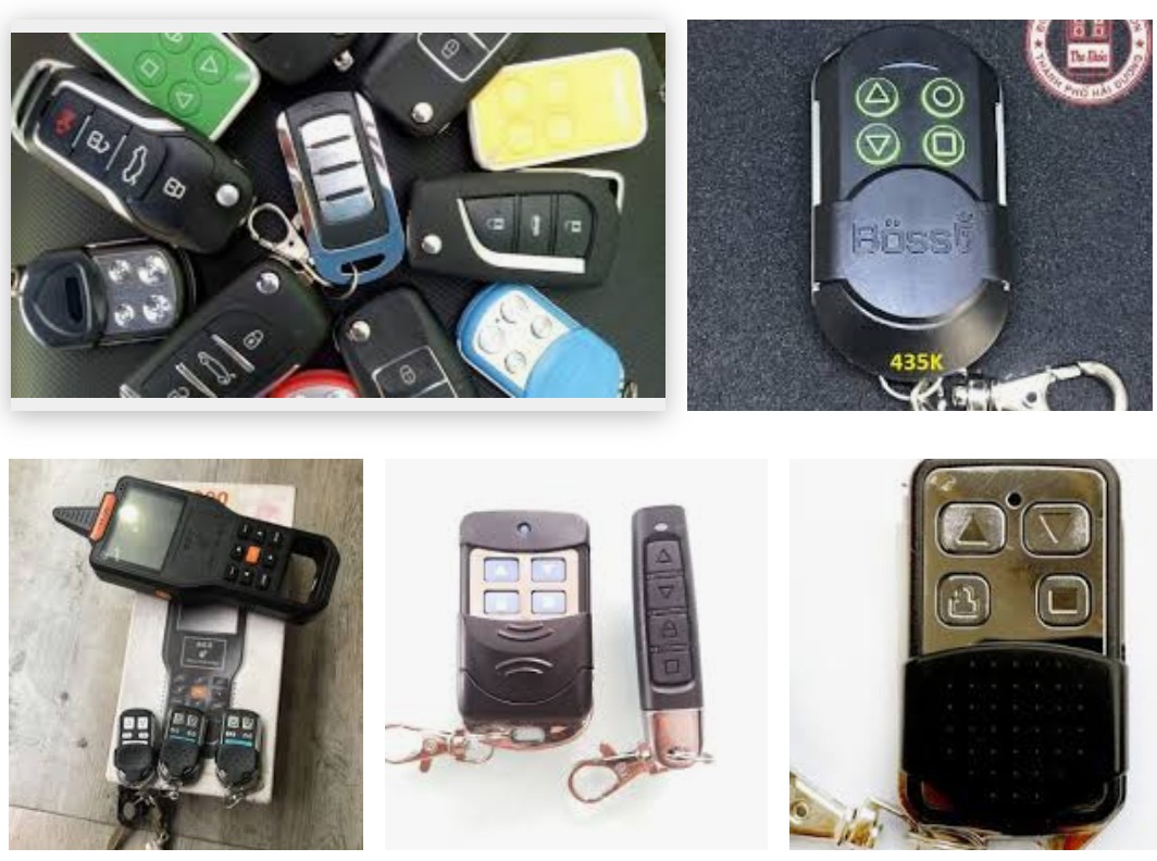 sao ch&eacute;p m&atilde; remote cửa cuốn